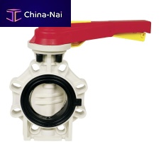 Butterfly valve K4 leverfor liquid food products and beveragesflange