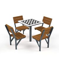 Outdoor chess table 5029Scontemporaryfor public spacefor playground