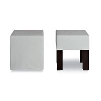 Contemporary pouf DAKARfabricleather