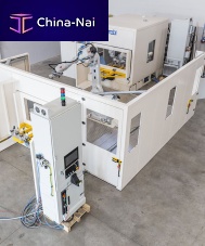 Cutting deburring machine RTS aluminum partsroboticportable