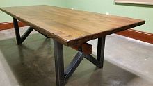 Contemporary dining table solid woodrectangularhome