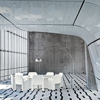 Contemporary auditorium seating PAPILLONfabricleatherpolyurethane