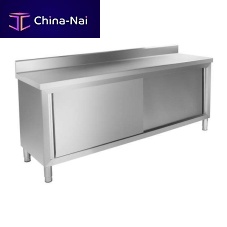 Stainless steel workbench door