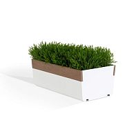 Wooden flower box Maceterosteelrectangularsquare