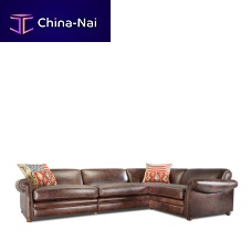 Corner sofa CHOPPER 2traditionalleather4-seater
