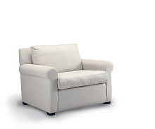 Contemporary armchair Andyfabricbeechpine