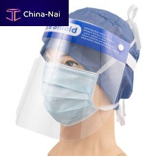 Polyethylene face-shield 201Ffull-faceadultbox of 10