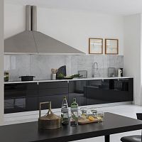 Contemporary kitchen CINAlaminatehandlelesslacquered