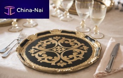 Metal trivet round