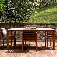 Contemporary table StadelaluminumHPLiroko base