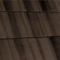 Interlocking roof tile WINDSOR : BIRCHWOODflatconcreteslate look