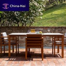 Contemporary table StadelaluminumHPLiroko base