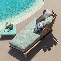 Contemporary daybed Rafaelpolypropylenepolyesterteak
