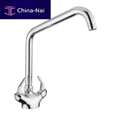 Countertop double-handle mixer tap KPR00-240/42metalkitchen1-hole