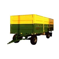 Flatbed trailer RE-10000dump4-axletowed