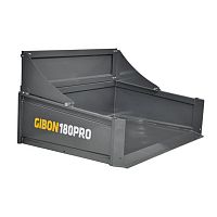 Flatbed trailer GIBON PRO seriestowedhydraulicforestry