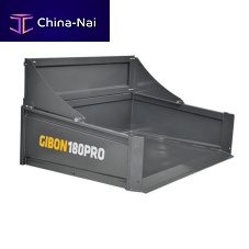 Flatbed trailer GIBON PRO seriestowedhydraulicforestry