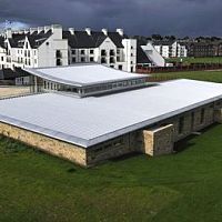 Aluminium roof system LINER-DECKstanding seamlightweightmetal profile