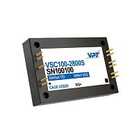 Chassis-mounted DC/DC converter VSC100-2800Scommercialwide input rangesingle-output