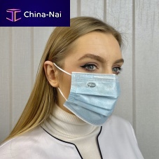 Type IIR surgical mask polypropylenegreenblue