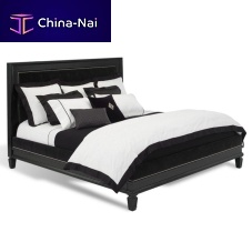Double bed BROOK STREETtraditionalupholsteredwith headboard