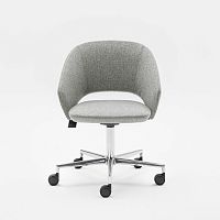 Contemporary chair ICON SOFTindoorin fire-retardant fabricTrevira CS®