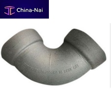 Hydraulic fitting flangeelbowiron