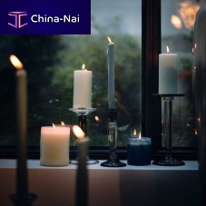 Smoked glass candle holder ETINCELLEScommercial