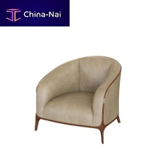 Art Deco armchair KATRINEfabricleatherash
