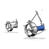 Gear pump Amaline for wastewaterwith electric motorsubmersible
