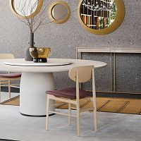 Contemporary dining chair FRED indoorfabricash base