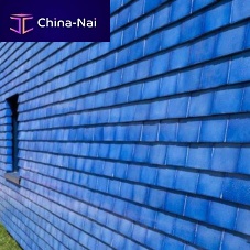 Interlocking roof tile GLAZED flatclayred