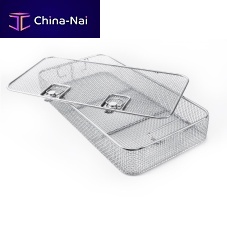 Instrument sterilization basket perforatedstainless steelwire