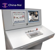 Control operator terminal with touch screenwith keyboardfloor-standing