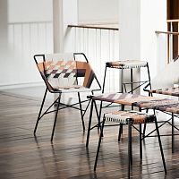 Contemporary chair SPUTNIKoutdoorindooraluminum