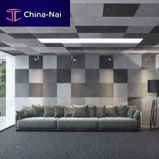 Acoustic wall panel KRAFT WOODACOUSTICfor false ceilingwoodensquare