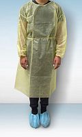 Unisex visitor gown 99910non-wovenyellow