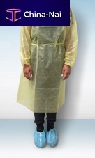 Unisex visitor gown 99910non-wovenyellow