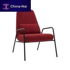 Scandinavian design chair NOLAindoorfabricsteel base