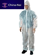 Unisex protective coveralls CEASA26 disposablewaterproofwhite