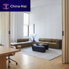 Folding partition Centred central openingslidingfabriccommercial