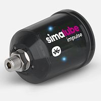 Single-point lubricator simalube IMPULSE connectchainfor roller bearingslinear guide