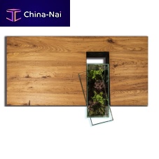 Contemporary coffee table HENRIelmhardwood baserectangular