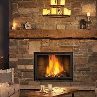 Wood-burning fireplace NZ8000free-standingSingle-sidedclosed hearth