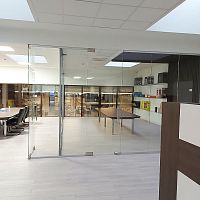 Fixed partition glasscommercialhome