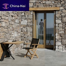 Contemporary chair XQIoutdoorBatyline®teak base