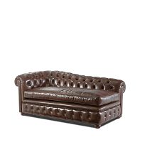 Chesterfield daybed DORMEUSE CHESTERFIELDleatherindoor