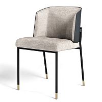 Contemporary dining chair V242indoorfabricleather