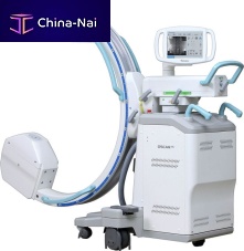 Mobile C-arm OSCAR 15with flat panel detectorwith integrated video monitor