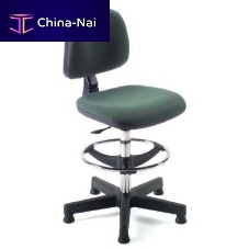 Laboratory swivel chair 40for workstationswith step-up railergonomic